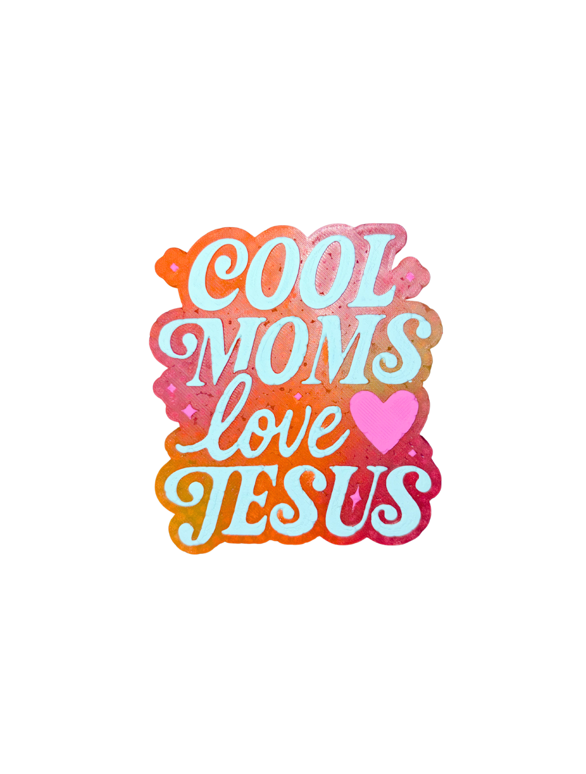 cool moms love Jesus tie dye