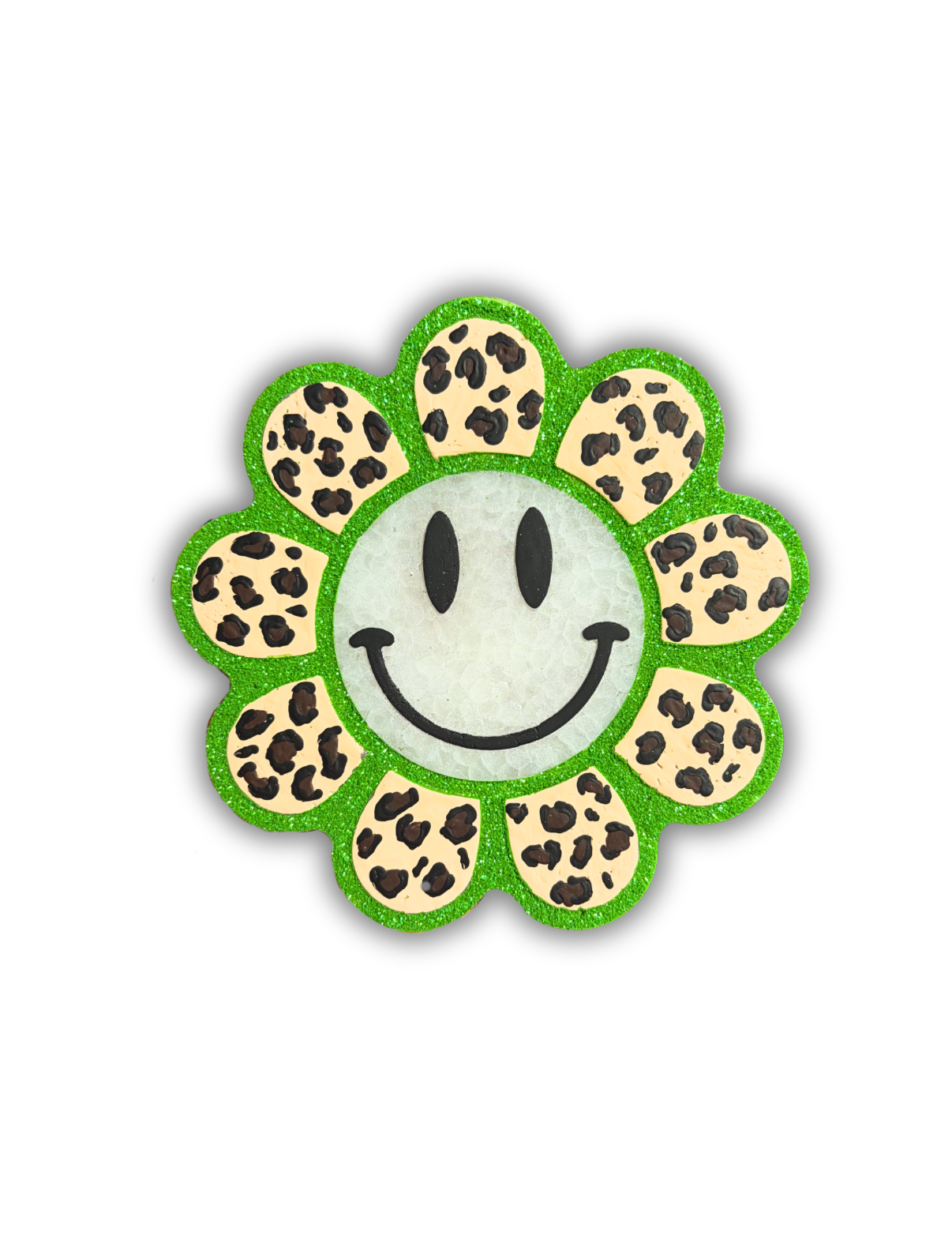 leopard flower smile